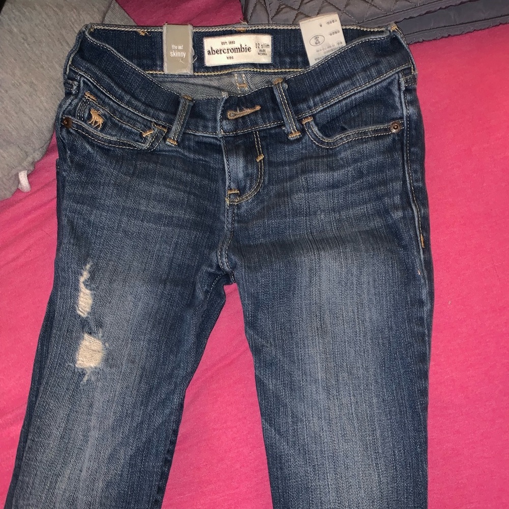 Abercrombie girls size 12 slim skinny jeans
